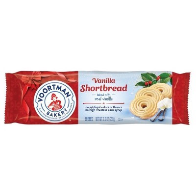 slide 1 of 11, Voortman Bakery Real Vanilla Shortbread, 8.8 oz