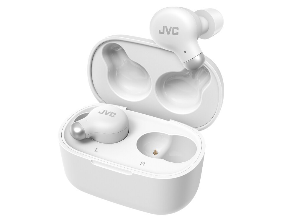slide 1 of 1, JVC HAA25TW Marshmallow Noise-Canceling Earbuds - White, 1 ct