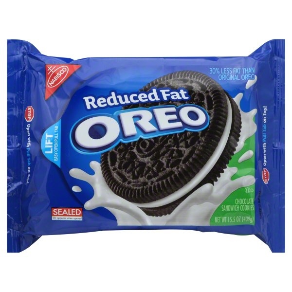 slide 1 of 6, Oreo Cookies Reduced Fat, 15.5 oz