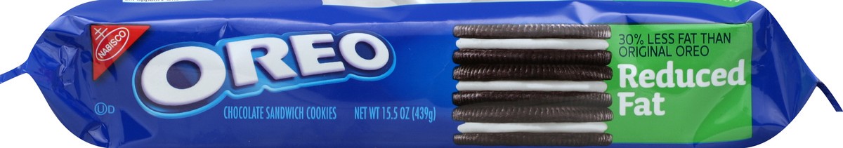 slide 4 of 6, Oreo Cookies Reduced Fat, 15.5 oz