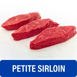 Choice Petite Sirloin Beef Steak - 1 lb