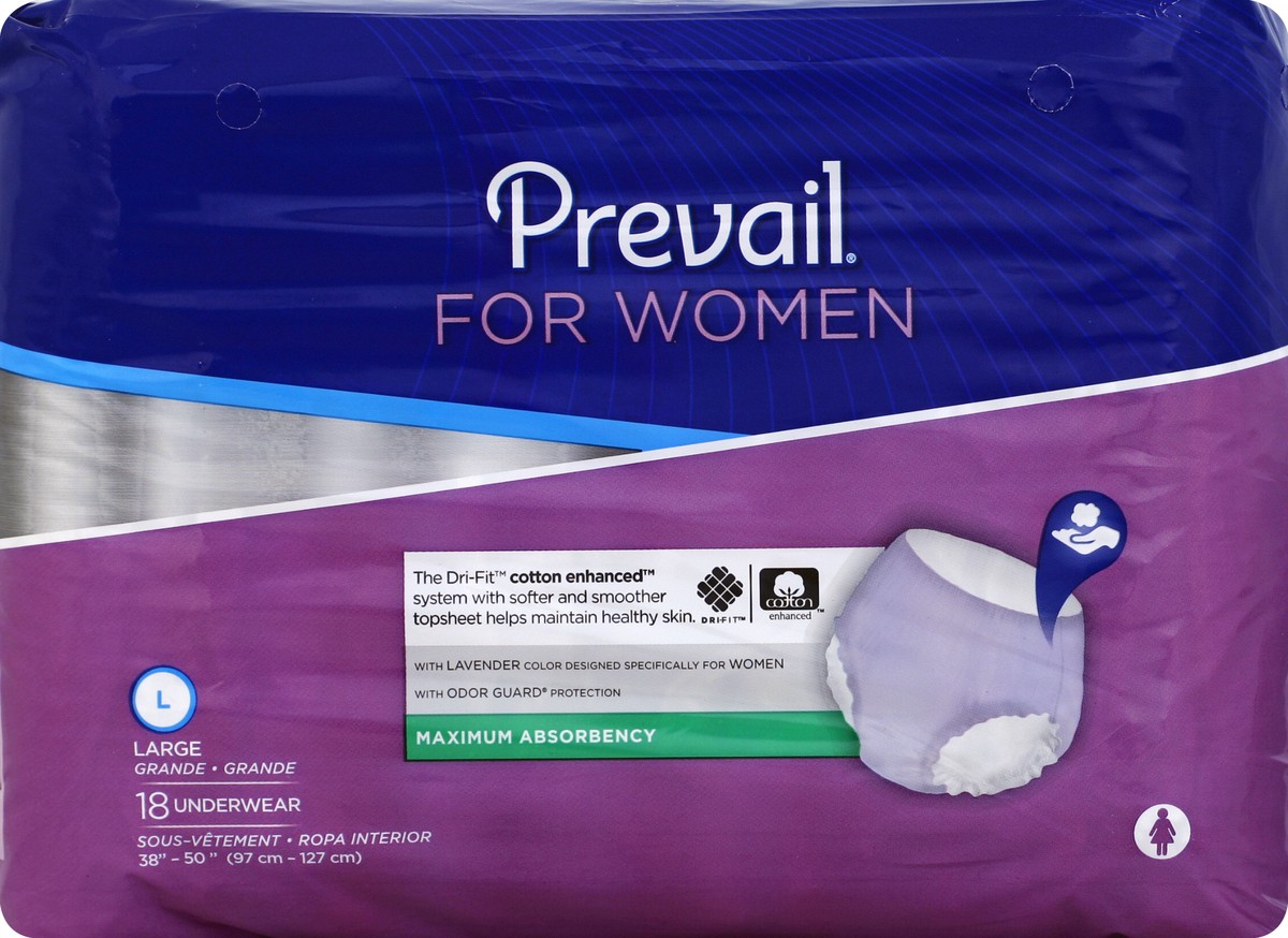 slide 3 of 4, Prevail Underwear 18 ea, 18 ct