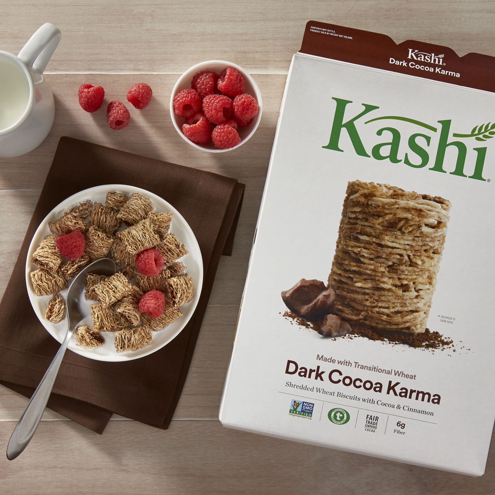slide 2 of 5, Kashi Breakfast Cereal Dark Cocoa Karma, 16.1 oz, 16.1 oz