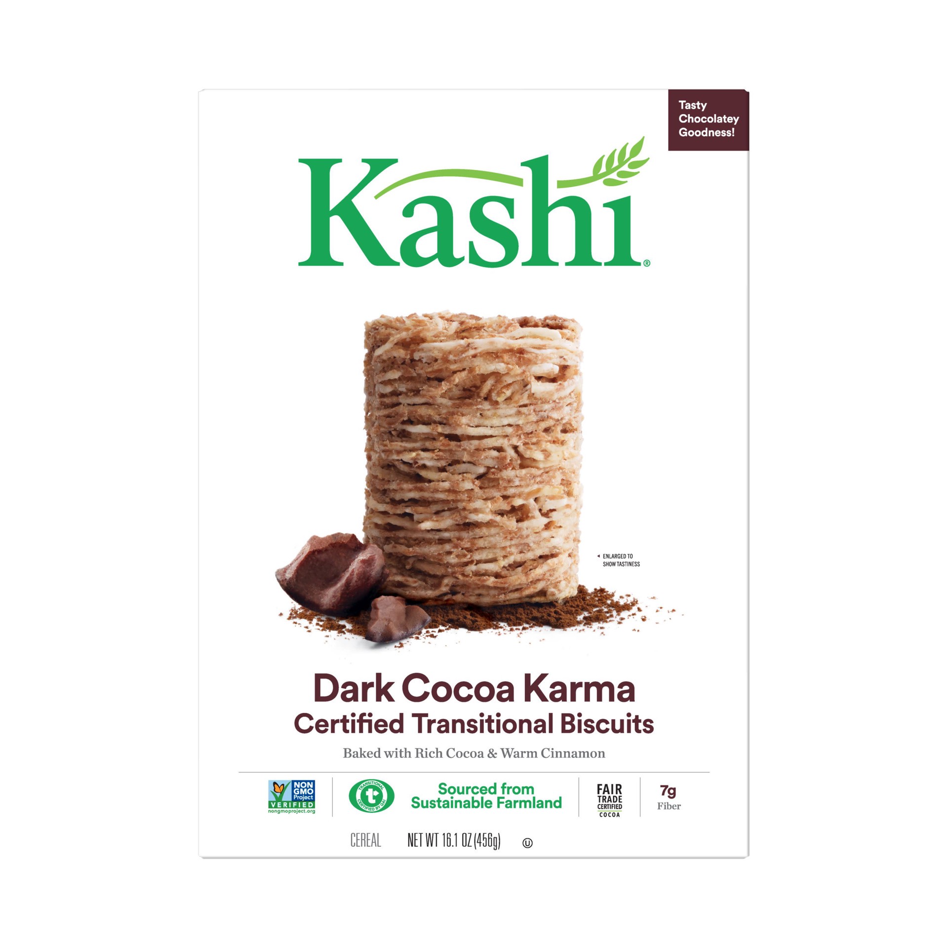 slide 4 of 5, Kashi Breakfast Cereal Dark Cocoa Karma, 16.1 oz, 16.1 oz