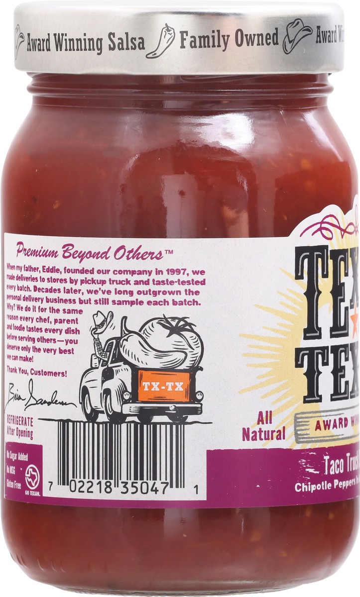 slide 6 of 12, Texas-Texas Medium Taco Truck Style Salsa 16 oz, 16 oz