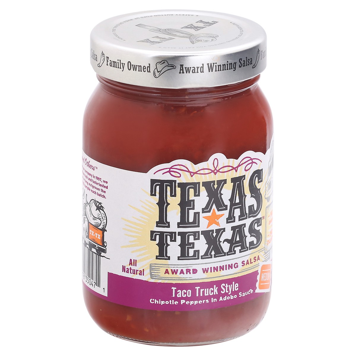 slide 4 of 12, Texas-Texas Medium Taco Truck Style Salsa 16 oz, 16 oz