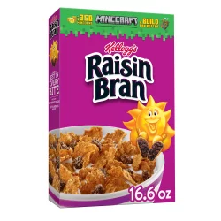 Kellogg's Raisin Bran Breakfast Cereal, High Fiber Cereal, Original