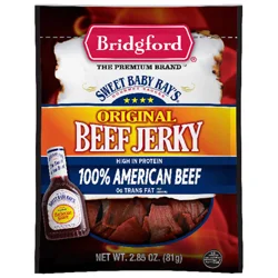 Bridgford Sweet Baby Ray's Original Beef Jerky, 2.85 oz