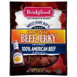 Bridgford Sweet Baby Ray's Original Beef Jerky, 2.85 oz