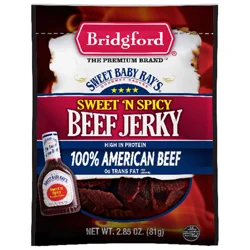 Bridgford Sweet 'N Spicy Beef Jerky 2.85 oz