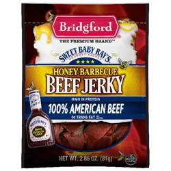 Bridgford Sweet Baby Ray's Honey BBQ Beef Jerky, 2.85 oz