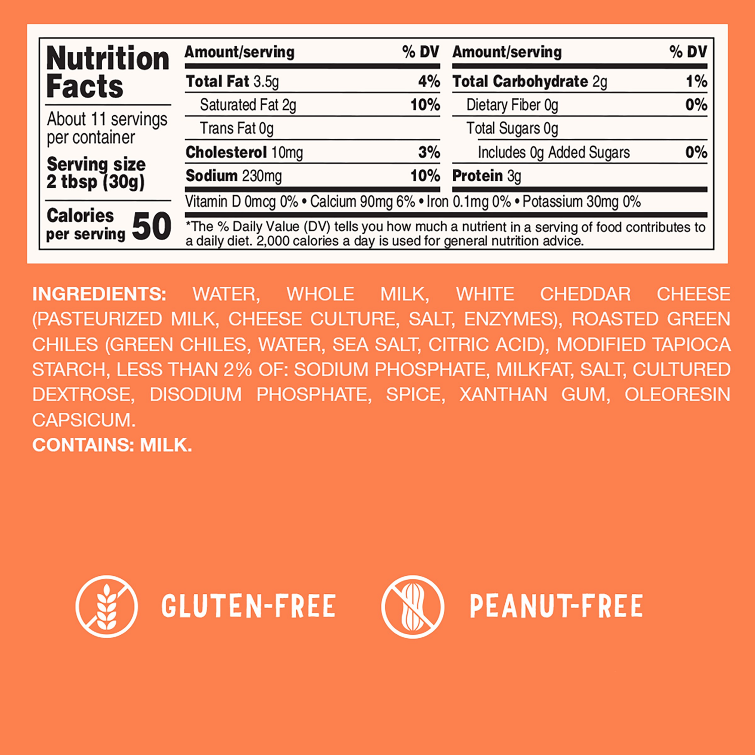 slide 2 of 6, Rojo's Rojos Queso Blanco With Green Chiles, 12 oz