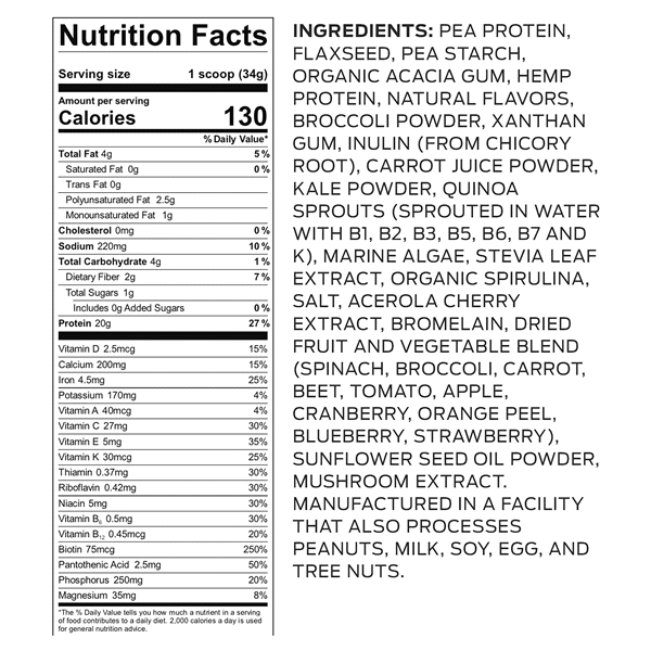 slide 14 of 17, Vega Essentials Vanilla Protein Powder, 21.9 oz