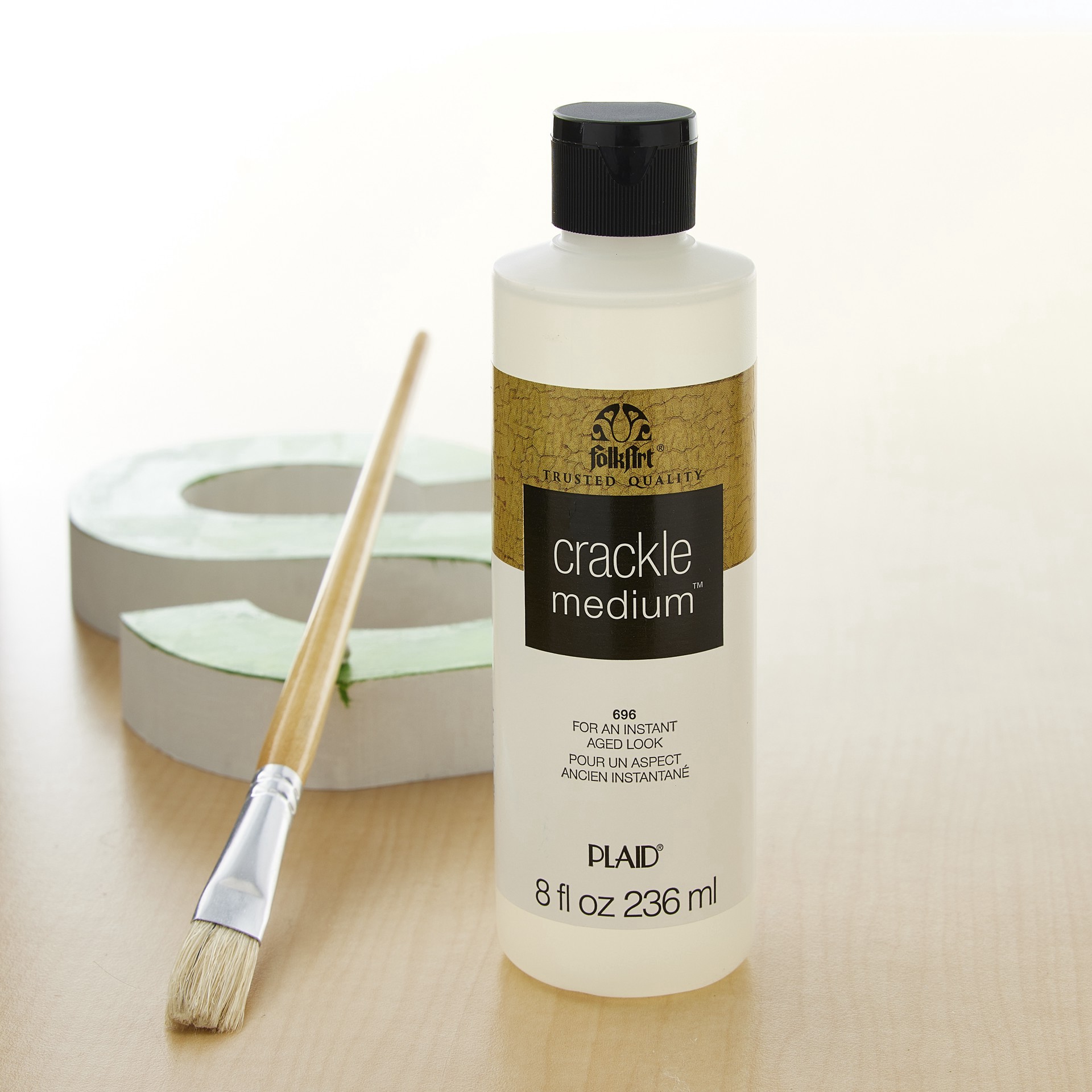 slide 2 of 2, Folkart Crackle Medium, 8 Oz., 8 oz