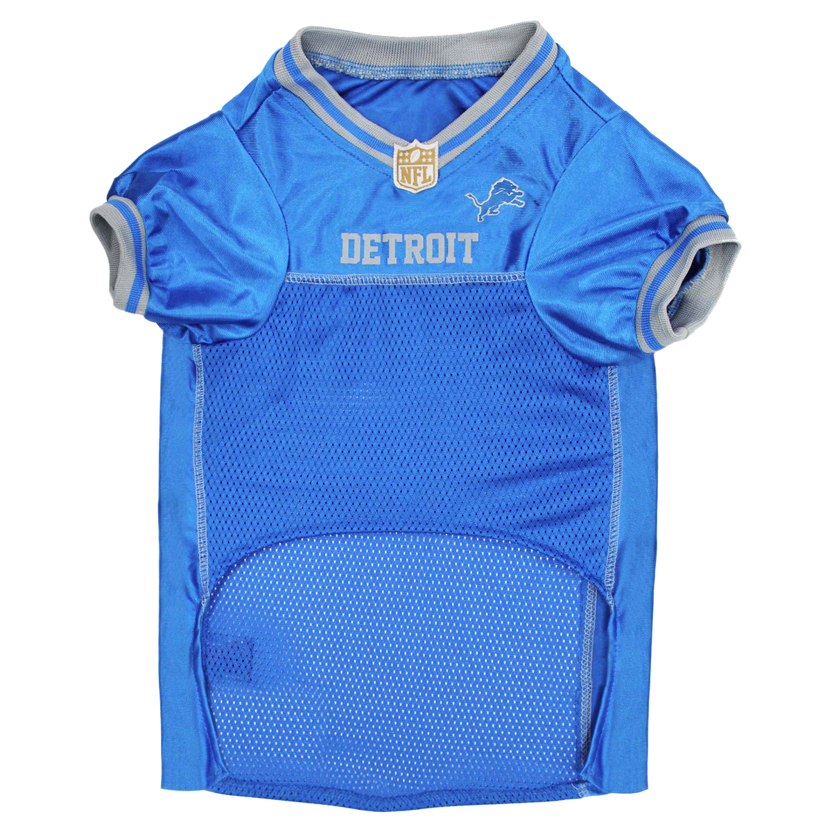 slide 2 of 2, Pets First Detroit Lions Mesh Jersey, Large, LG