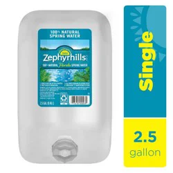 Zephyrhills Florida Spring Water - 2.5 Gallon, Plastic Jug