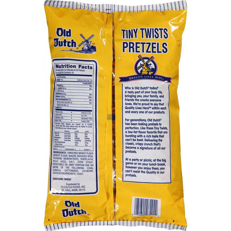 slide 2 of 3, Old Dutch Tiny Twists Pretzels - 26oz - Family Pack, 26 oz