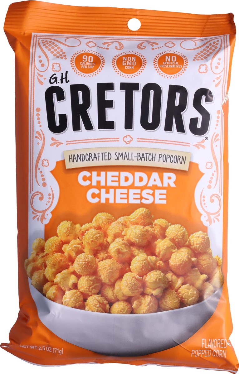 slide 6 of 9, GH Cretors Cheddar Cheese Popped Corn 2.5 oz, 2.5 oz