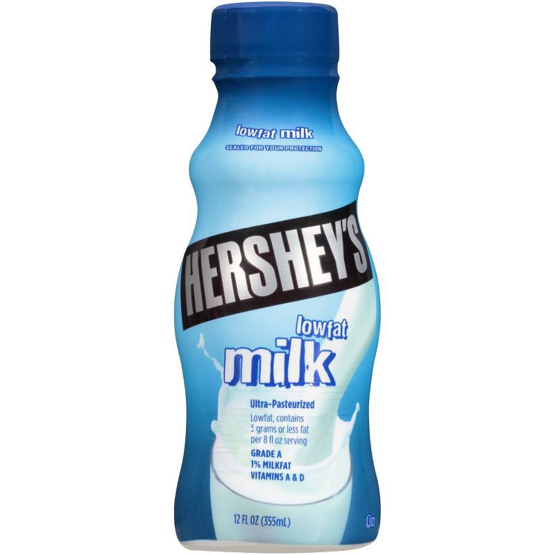 slide 1 of 5, Hershey's 1% Milk - 12 fl oz, 12 fl oz