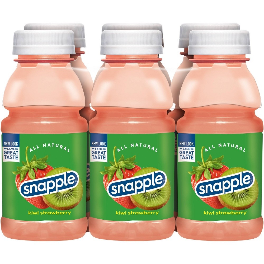 slide 2 of 6, Snapple Kiwi Strawberry Juice Drink - 6pk/8 fl oz Bottles, 6 ct; 8 fl oz