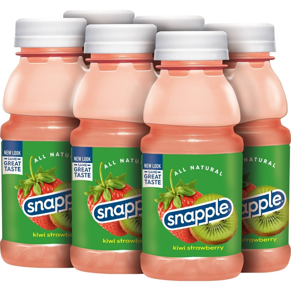 slide 5 of 6, Snapple Kiwi Strawberry Juice Drink - 6pk/8 fl oz Bottles, 6 ct; 8 fl oz