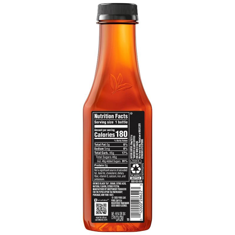 slide 2 of 7, PURE LEAF RTD Pure Leaf Raspberry Iced Tea - 18.5 fl oz Bottle, 18.5 fl oz