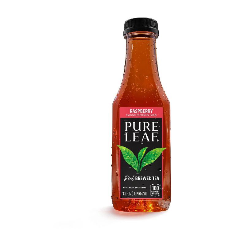 slide 5 of 7, PURE LEAF RTD Pure Leaf Raspberry Iced Tea - 18.5 fl oz Bottle, 18.5 fl oz