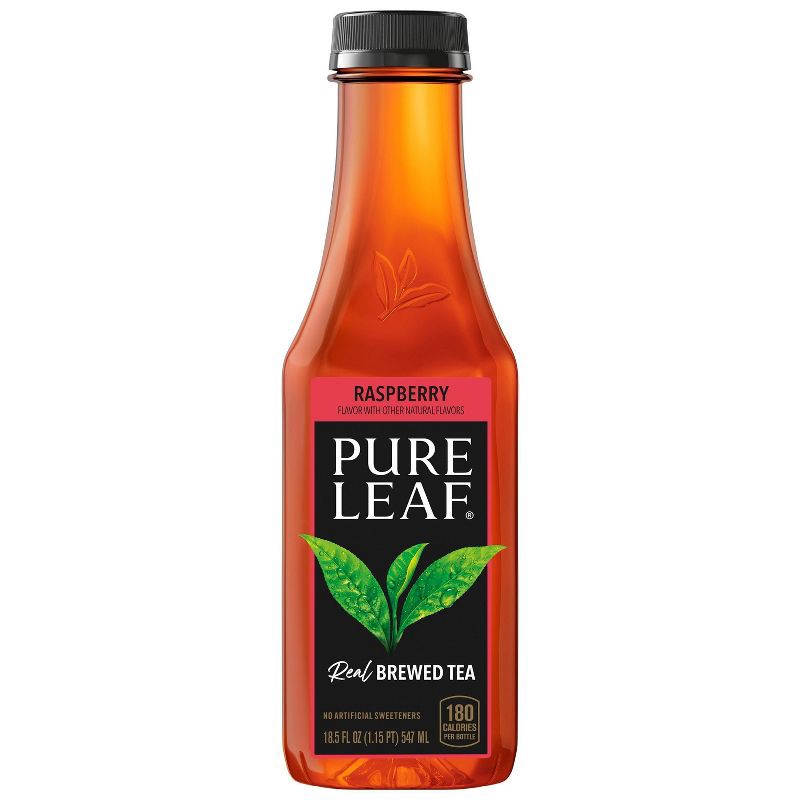 slide 1 of 4, PURE LEAF RTD Pure Leaf Raspberry Iced Tea - 18.5 fl oz Bottle, 18.5 fl oz