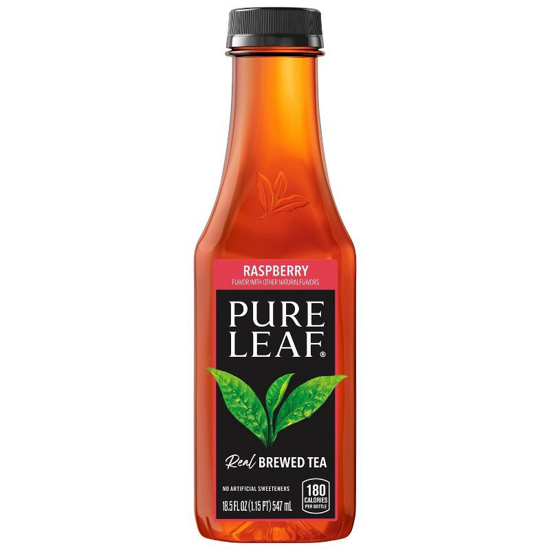 slide 1 of 7, PURE LEAF RTD Pure Leaf Raspberry Iced Tea - 18.5 fl oz Bottle, 18.5 fl oz