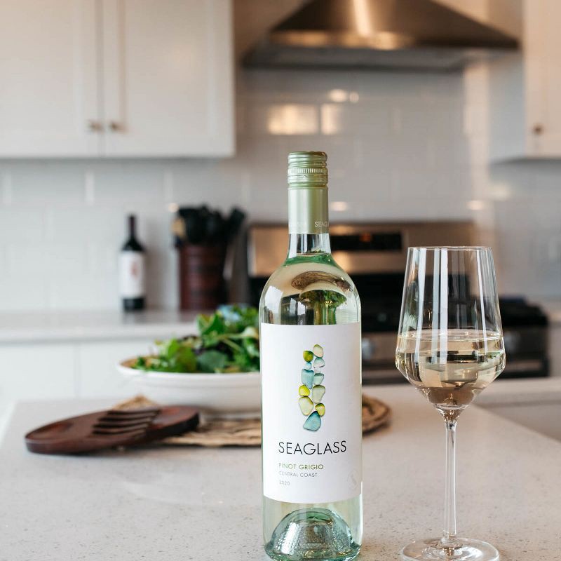 slide 2 of 6, SEAGLASS Pinot Grigio White Wine - 750ml Bottle, 750 ml