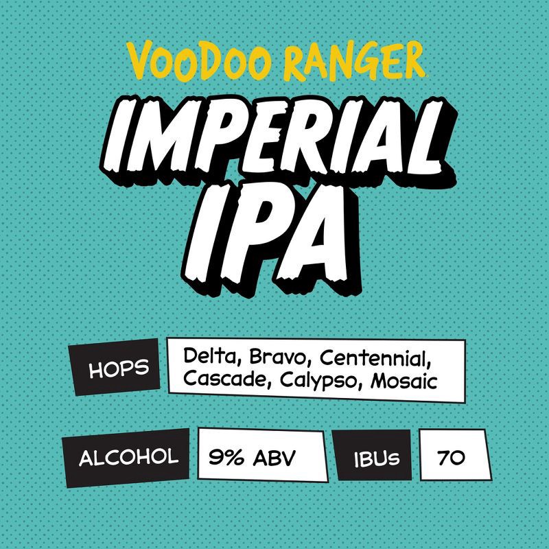 slide 4 of 11, New Belgium Voodoo Ranger Imperial IPA Beer - 6pk/12 fl oz Bottles, 6 ct; 12 fl oz