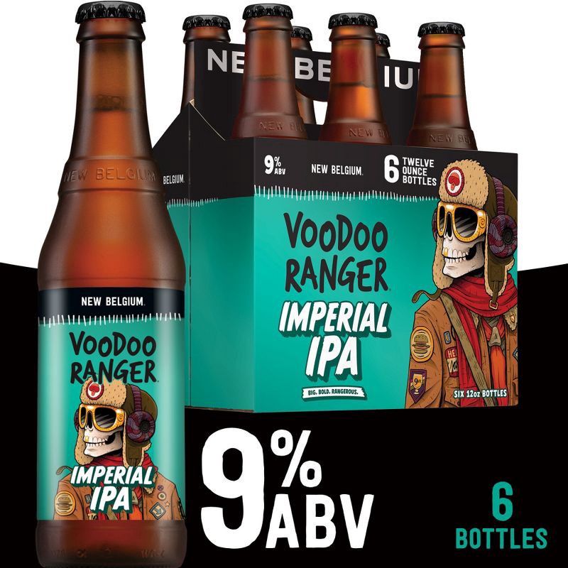 slide 10 of 11, New Belgium Voodoo Ranger Imperial IPA Beer - 6pk/12 fl oz Bottles, 6 ct; 12 fl oz