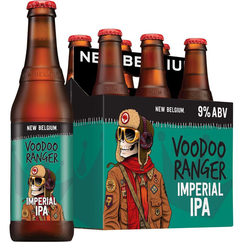 slide 1 of 8, New Belgium Voodoo Ranger Imperial IPA Beer - 6pk/12 fl oz Bottles, 6 ct; 12 fl oz