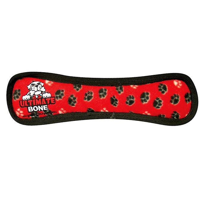 slide 1 of 1, Tuffy Ultimate Bone Dog Toy - Red, 1 ct