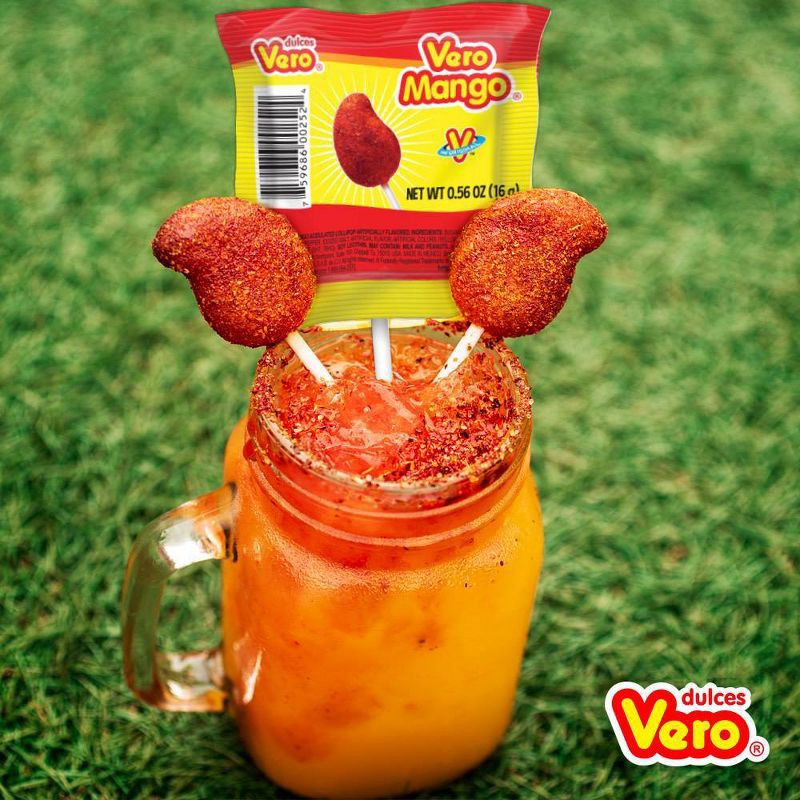 slide 6 of 6, Vero Mango Candy Mango & Chili Lollipops - 10ct/5.64oz, 10 ct, 5.64 oz