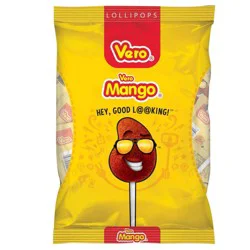 Vero Mango Candy Mango & Chili Lollipops - 10ct/5.64oz