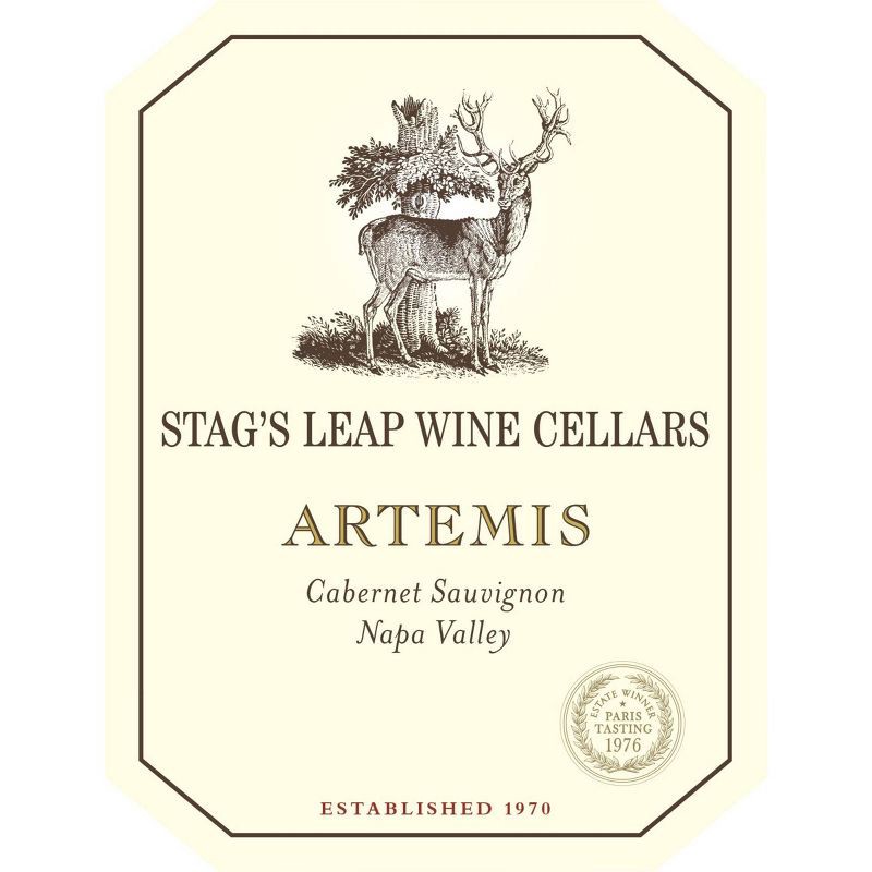 slide 2 of 9, Stag's Leap Wine Cellars Artemis Cabernet Sauvignon Red Wine - 750ml Bottle, 750 ml