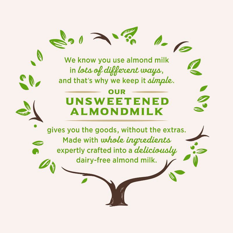 slide 6 of 7, Califia Farms Unsweetened Almond Milk - 48 fl oz, 48 fl oz