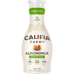 Califia Farms Unsweetened Almond Milk - 48 fl oz