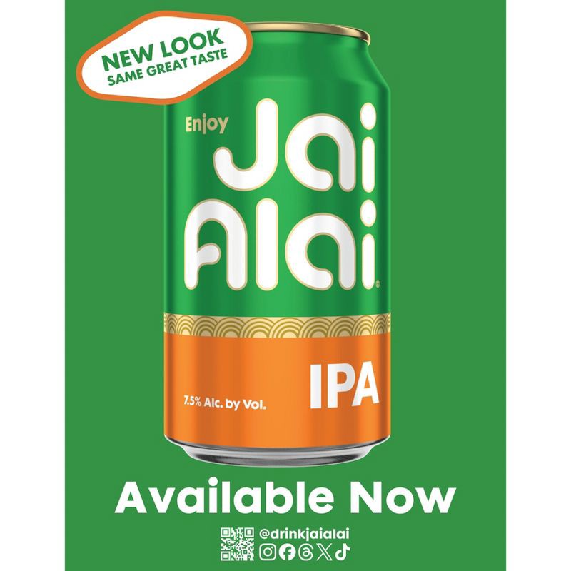 slide 3 of 13, Cigar City Brewing Cigar City Jai Alai IPA Beer - 6pk/12 fl oz Cans, 6 ct; 12 fl oz
