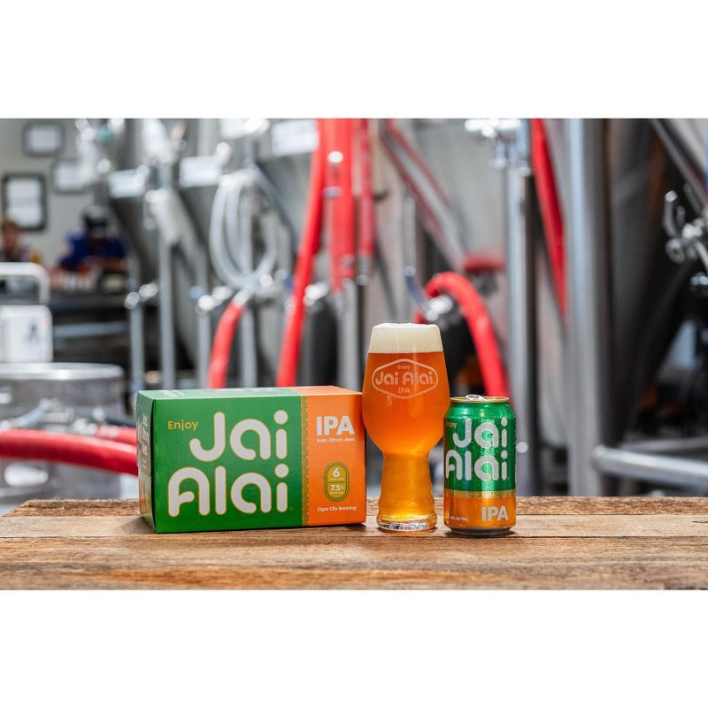 slide 6 of 13, Cigar City Brewing Cigar City Jai Alai IPA Beer - 6pk/12 fl oz Cans, 6 ct; 12 fl oz