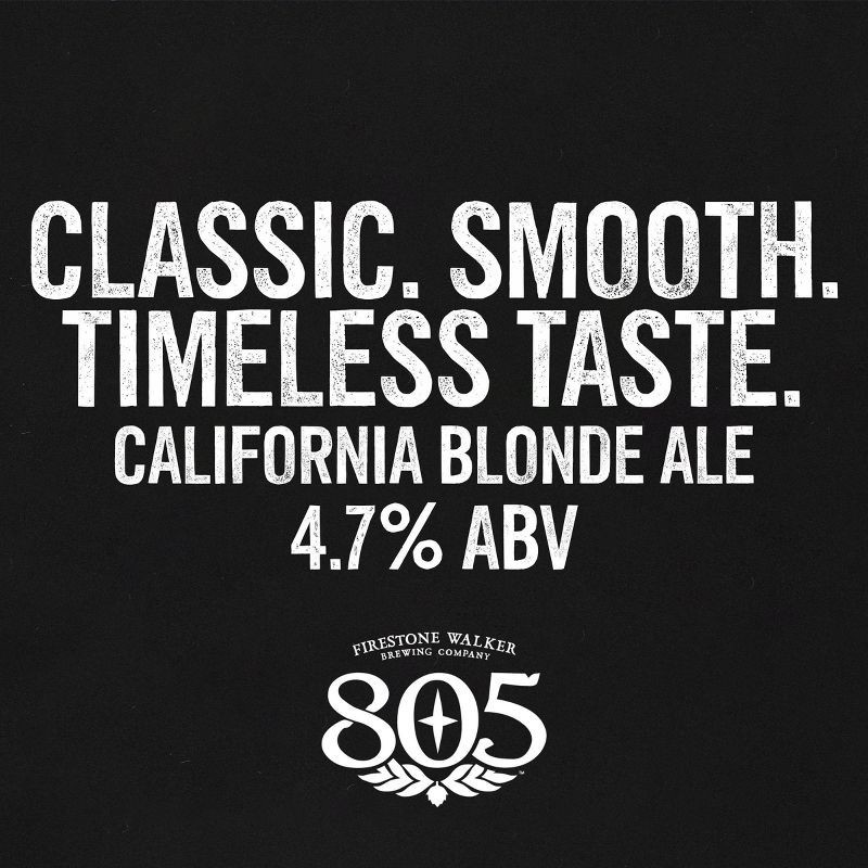 slide 2 of 8, Firestone Walker Brewing Company Firestone Walker 805 Blonde Ale Beer - 6pk/12 fl oz Bottles, 6 ct; 12 fl oz