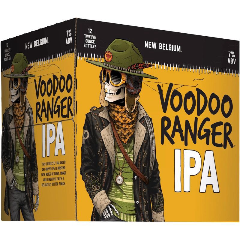 slide 4 of 5, New Belgium Voodoo Ranger IPA Beer - 12pk/12 fl oz Bottles, 12 ct; 12 fl oz