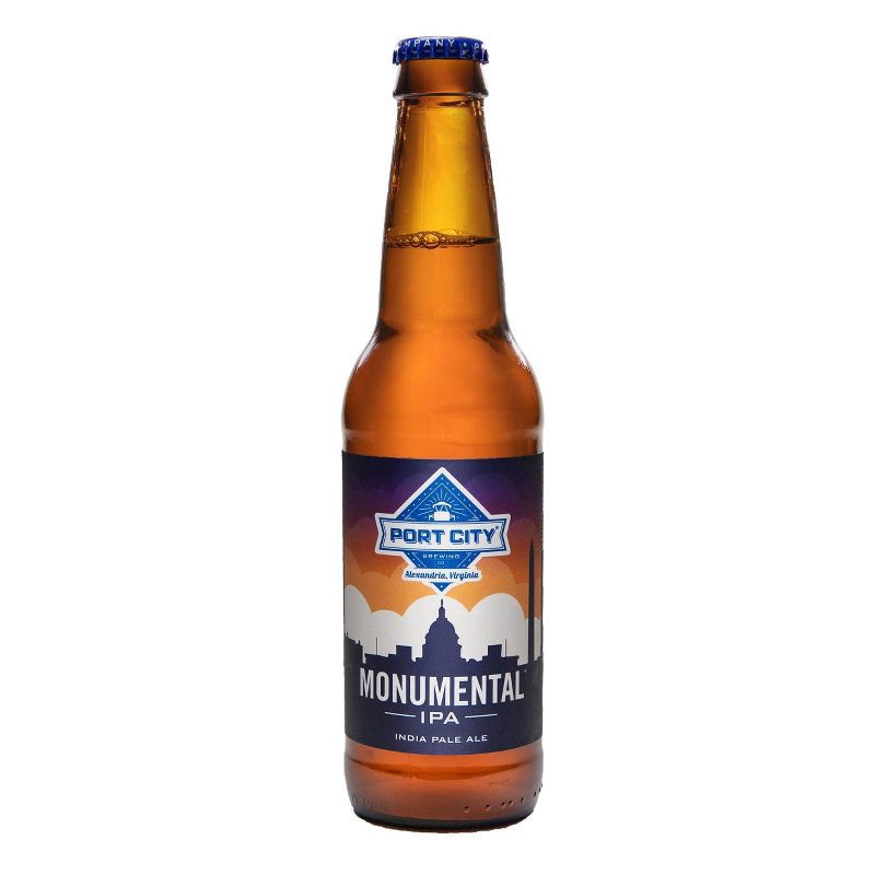 slide 2 of 2, Port City Brewing Co. Port City Monumental IPA Beer - 6pk/12 fl oz Bottles, 6 ct; 12 fl oz