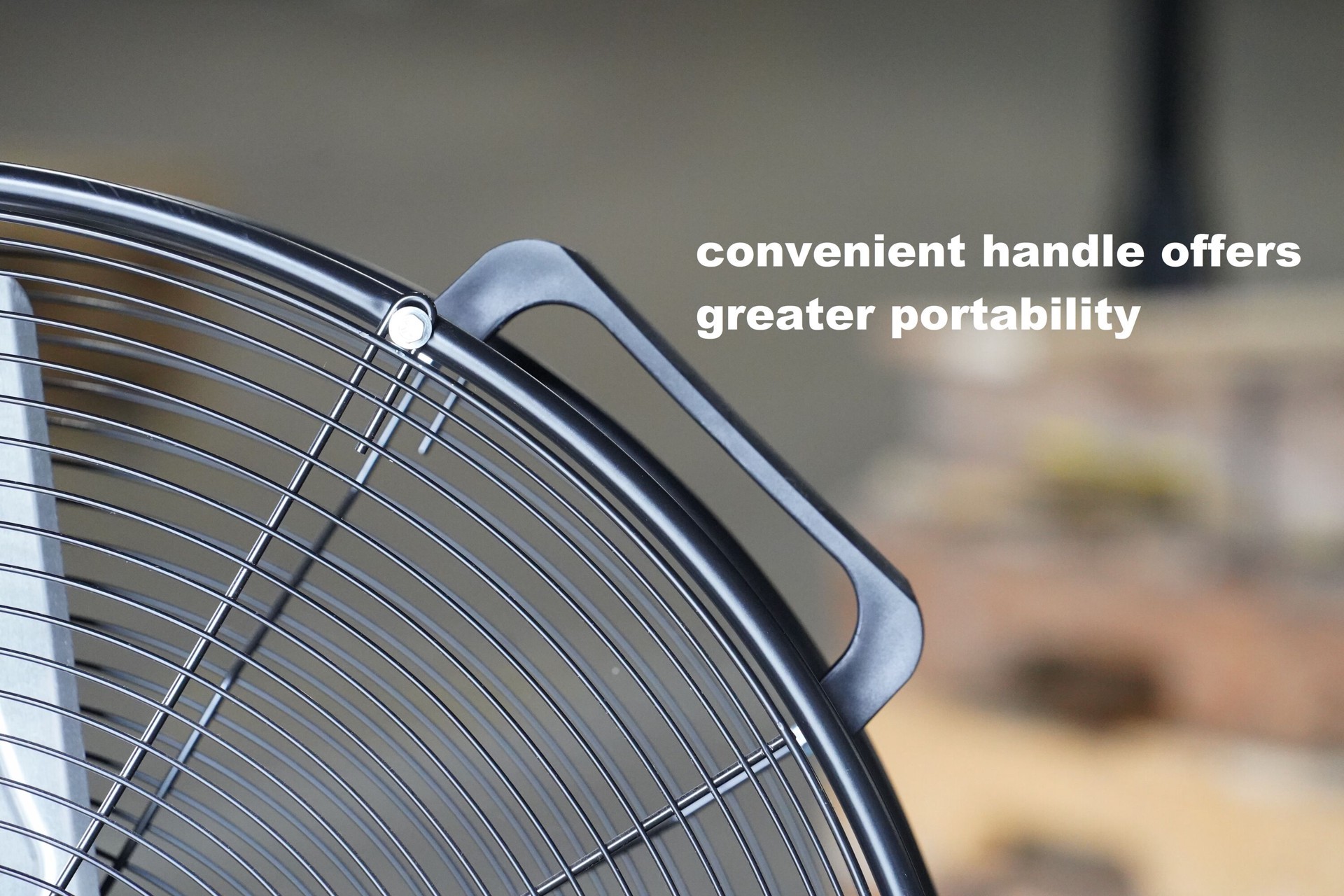 slide 6 of 6, Utilitech 24-in 120 -Volt 2 -Speed High Velocity Indoor Black Industrial Fan, 1 ct