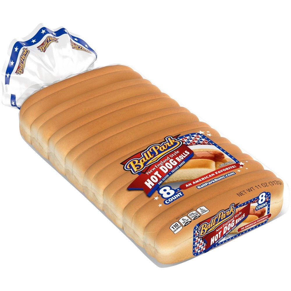 Ball Park New England Style Hot Dog Buns 8pk/11oz 8 ct; 11 oz Shipt