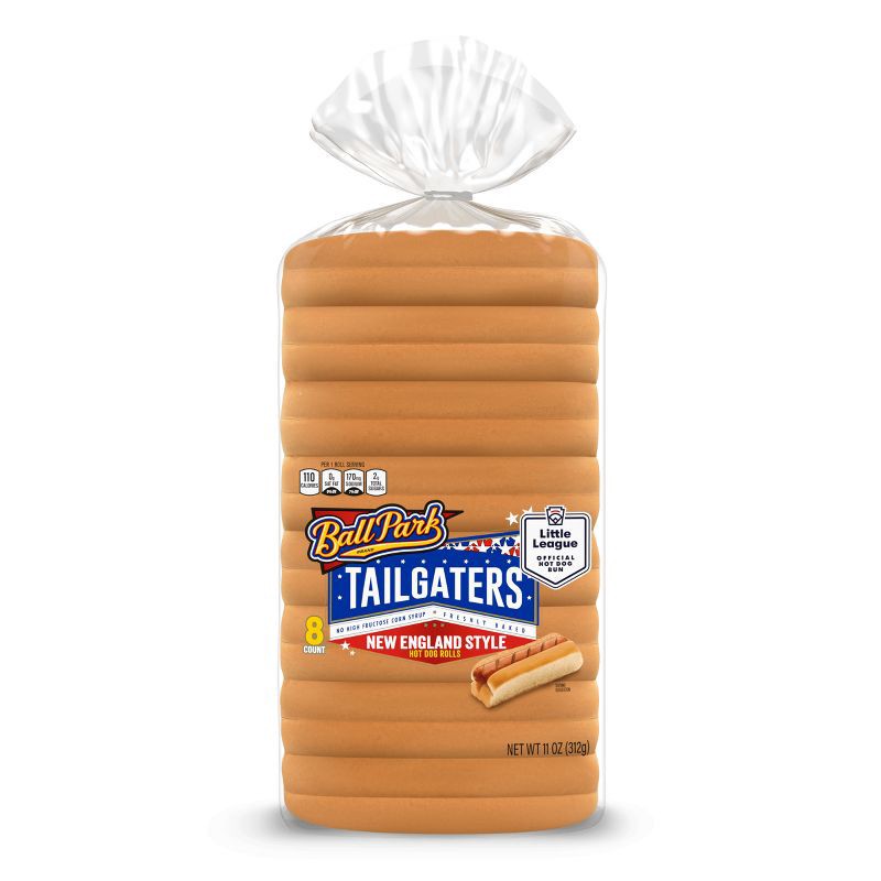 slide 7 of 8, Ball Park New England Style Hot Dog Buns - 8pk/11oz, 8 ct; 11 oz