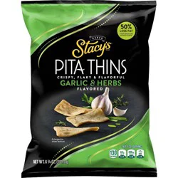 Stacys Stacy's Garlic & Herbs Pita Thins - 6.75oz