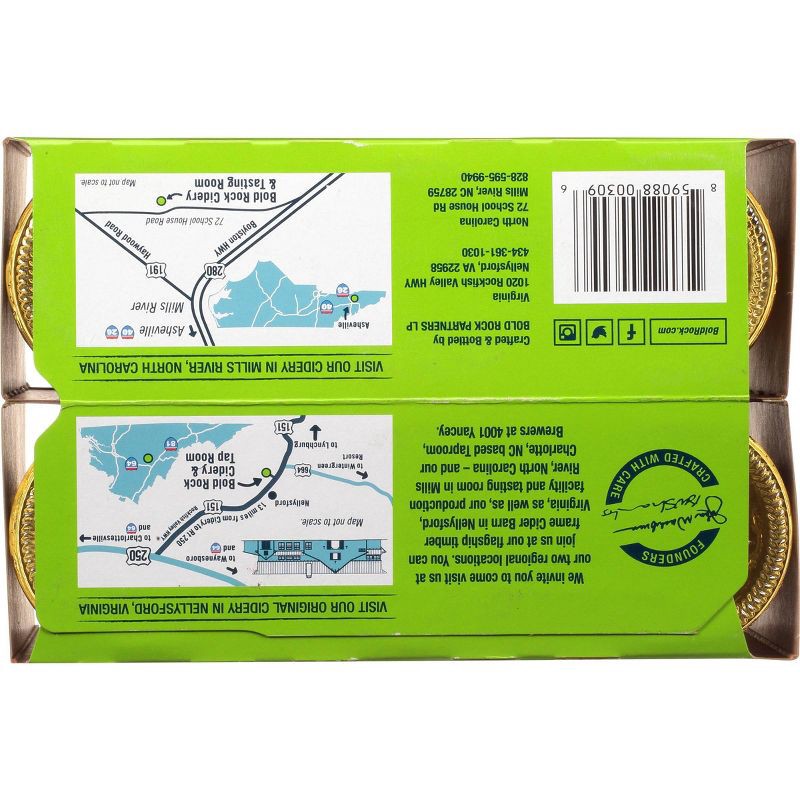 slide 4 of 5, Bold Rock Hard Apple Cider - 6pk/12 fl oz Bottles, 6 ct; 12 fl oz