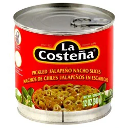 La Costena Pickled Jalapeno Nacho Slices - 12oz